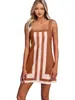 Vestido de tirantes casual de verano 2026 de Amazon, nuevo estilo europeo y americano, comercio exterior transfronterizo, estilo resort costero para mujer