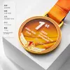 Medalha Criativa de Cristal para Crianças Jogos Escolares Metal Pequeno Listagem Basquete Maratona Corrida Medalha Gravação Lote