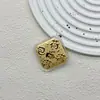 Insignia Corporativa Personalizada Logo Oro Puro 999 Cartera Llena de Creatividad Llavero Colgante para Bolsa Puede Ser Aprobado