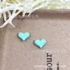 Cuentas brillantes con forma de corazón para manualidades, con agujeros verticales, cuentas de corazón coloridas, cadenas para teléfono móvil, llaveros, materiales para cortinas de cuentas