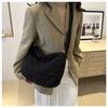 Bolso Grande de Mujer Lingge Nubes Bolso Grande de Bolitas Plegadas Nuevo Otoño 2024 Bolso de Hombro Cruzado Casual