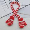 Mini luvas de Natal cachecol de uma peça de pato amarelo boneca decoração DIY saco sapatos e acessórios de decoração de roupas