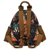 Mochila de Lona Colorida Tendência e Legal Venda Barata Transfronteiriça Mochila de Viagem Dupla Finalidade Feminina Antifurto Tecido Bolsa Escolar para Estudante Feminina