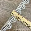 Nuevo Encaje Bordado Soluble en Agua Poliéster Seda 3CM de Ancho Accesorios de Decoración de Código de Barras para Faldas Lolita en stock Venta al por mayor