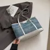 Bolso de Gran Capacidad para Mujer 2025 Verano Nueva Moda Bolso de Hombro Estudiante Universitario Bolso para Clase Bolso Tote para Viajes al Trabajo