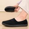 Zapatos Casuales Transpirables de Tejido Fly-Knit para Primavera y Verano, Zapatos de Tela Old Beijing para Mujer, Zapatos sin Cordones para Madres de Mediana Edad y Mayores, Adecuados como Zapatos para Abuela