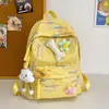 Mochila estilosa de alta capacidade, mochila para estudante do ensino médio e universitário, mochila fresca estilo japonês atacado