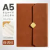 Cuaderno A5 de Hojas Sueltas Logotipo Personalizado Alto Valor Negocios Oficina Bloc de Notas Diario Set de Caja de Regalo