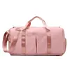 Bolsa de yoga estilo LULU com separação para itens secos e molhados, bolsa feminina para natação e fitness, bolsa de armazenamento para bagagem, bolsa de viagem de grande capacidade