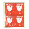 Pegatinas fáciles de romper, artículos frágiles, tenga cuidado al manipular pegatinas adhesivas 65 * 90 MM 60 pegatinas/bolsa