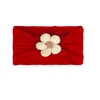 Diadema de Nailon para Niños Europeos y Americanos Flor Hecha a Mano Diadema de Nailon Jacquard de Ala Ancha Ropa para la Cabeza de Tela Suave de Alta Elasticidad para Bebé