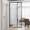 Divisória de Vidro Changhong Moderna Simples Decoração de Sala de Estar Corredor de Entrada Luminária de Parede Doméstica Aço Inoxidável de Luxo Personalizado