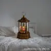 Luz Led Hexagonal Retro Transfronteriza de Navidad Adornos para Bolso Escena Navideña Lámpara de Aceite Pequeña Luz Decorativa Rellena de Agua