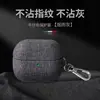 Nova Textura de Tecido Real Capa Protetora de Couro para Galaxy Buds3 Pro Headset Bluetooth Capa Protetora Totalmente Envolvente Feita à Mão