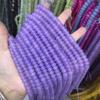 Cuentas de ábaco sueltas de 5 x 8 mm, cuentas de rueda espaciadoras de piedra natural de ágata ojo de tigre de Amazon, joyería de cuentas para bricolaje