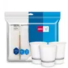 Taza de Papel Deli 19210 200ml Uso en Oficina y Hogar Taza Desechable para Agua Taza de Té Vaso Espesado para Beber 100 Piezas/Bolsa