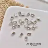 5A Base Banho Flash Zircônia Nail Art Diamante Luxo Branco Alta Qualidade Coração de Pêssego Quadrado Gordo Zircônia Nail Art Joia Diamante