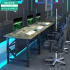 Hotel de esports mesa de juego mesa de esports habitación de invitados estación de trabajo para streamer de juegos escritorio de computadora de escritorio de cibercafé de alta gama