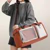 Bolsa de Ombro Transversal de Grande Capacidade Masculina Esportiva de Viagem Fitness Nova Simples Moda Casual Bolsa de Mão Casual