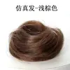 Coque de Cabelo com Mechas Falsas, Natural e Volumoso, Elástico para Mulheres, Acessório de Cabelo para Cabelos Finos, Prendedor de Cabelo, Presilha de Cabelo