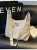 Bolso cruzado de hombro sencillo, estilo retro, de gran capacidad, para uso diario, de diseño exclusivo, para otoño de 2024