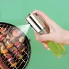 Botella pulverizadora de aceite tipo prensa para el hogar, olla de aceite para barbacoa, botella de condimentos, botella pulverizadora, botella pulverizadora de control de aceite tipo prensa para cocina