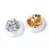 Internet Red Estilo Japonés Nuevo Joyería para Uñas con Lámina de Oro Fragmentos de Lámina de Oro Plata Pegatina Decorativa para Uñas Secuaces