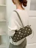 Bolso de axila con lazo de lunares estilo coreano para mujer, nuevo bolso baguette retro de gamuza 2026, bolso de mano y bolso de hombro de otoño