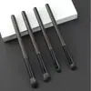 Set de Pinceles para Sombras de Ojos Pequeños Uva Pincel de Maquillaje Portátil Pincel para Ojos Difuminado Sombra de Nariz Cerdas Suaves Paquete de 4 Pelo de Animal