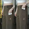 Jeans de Verano Nuevos Versátiles Personalizados con Letras Estilo Hong Kong para Hombre Hip-Hop Ins Moda High Street Tendencia Genial Pantalones Largos