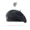 Fábrica de Boinas de Lã Em Estoque Circunferência da Cabeça Grande Chapéu Boina de Mohair Atacado Feminino Outono e Inverno Quente Chapéu de Artista