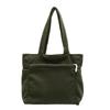 Bolsa de veludo feminina da moda 2024 outono nova chegada bolsa de ombro axila bolsa grande capacidade bolsa de viagem da moda