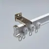 Rueda de Acero Nano Silenciosa Aleación de Aluminio de Alta Resistencia Riel Deslizante para Cortina Curvo Recto de 1.2 mm Engrosado en Forma de I en Forma de L en Forma de U