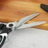 Tijeras para Huesos de Pollo de Cocina, Tijeras Multifuncionales de Acero Inoxidable para el Hogar, Pueden Cortar Nueces y Alimentos, Tijeras de Panda para Uso Doméstico