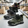 Zapatos de algodón para exteriores para niños, de invierno, engrosados y cálidos, zapatillas deportivas para niños con forro de felpa, antideslizantes, para niños mayores, botas de nieve, estilo transfronterizo