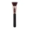 Brocha individual para colorete, brocha para contorno, brocha para polvos, herramienta de maquillaje, brocha para base, mango de madera portátil para fijación de maquillaje, en stock, transfronterizo