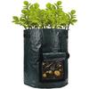 Bolsa de Plantación Negra Pe Papa Tomate Jardinería Bolsa de Crecimiento de Plantas Fabricante Amazon Venta al Por Mayor Cubeta de Plantación