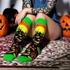 Fábrica OEM de personalización profesional de calcetines, calcetines de algodón puro hechos a medida para comercio exterior, hechos a medida según muestras, calcetines de Navidad y Halloween