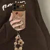 Cordón Retro de Flores para Funda de Teléfono Apple 18pm iPhone 17 Otoño/Invierno 16 Silicona 15 Nuevo para Mujer 14 Exterior