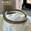 Pulsera de Ágata Calcedonia Gris Natural para Mujer, Pulsera de Jade Gris Champagne de Alta Transparencia Hielo, Jade Tipo Hielo, Disponible en Tiendas Físicas y Puestos Callejeros