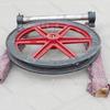 Cabrestante de elevación para minería, rueda fija de cielo, cabrestante de cincel de cable de acero, material de acero fundido, tamaño completo, rueda de crucero