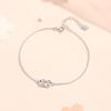 Pulsera de Cadena de Dinero Casual y de Moda para Mujer Plata S925 Rosa Cobre Retro Moneda Pulsera Estilo Chino Joyería de Mano Dropshipping