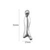 Spot de Fábrica Peixe Metálico 3D Roller Raspador de Beleza Manual Liga de Zinco Prata Multifuncional Sereia Tábua de Raspar