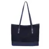 Bolso de Hombro Único de Moda con Colores Contrastantes, Tote de Gran Capacidad, Bolso de Hombro Tote Casual y Único, Lindo Bolso Tote Elegante 2025