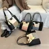 Bolso nuevo para axila de mujer, elegante diseño color block, retro, simple, elegante, adecuado para ir al trabajo y uso casual, gran capacidad, bolso de mano tipo tote de un solo hombro