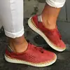 Zapatos de Lona para Pareja Tallas Grandes con Cordones, Estilo Slip-On, Suela Rayada Bicolor, Zapatos Planos de Caña Baja con Borla para Mujer