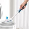 Cepillo para Inodoro de Mango Largo Engrosado Doble Cara Punto Ciego Cepillo para Inodoro Limpieza de Inodoro Cepillo para Ranuras Flexibles Cepillo Sanitario