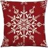 Funda de almohada de lino navideña, pieza única, para el hogar, sala de estar, sofá, funda de cojín decorativa, almohada lumbar para coche