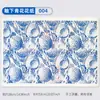 Papel de Color para Bajo Cubierta de Cerámica Jingdezhen Azul y Blanco Calcomanías Flores y Pájaros Auspiciosos Patrón Zodiacal Calcomanía para Bajo Cubierta de Alta Temperatura