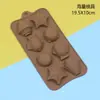 Molde de Chocolate de Silicona Nuevo Multiestilo Charola para Hielo de Gelatina Molde para Hornear Pudín Molde para Waffles Fondant DIY
